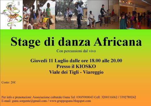 immagine:  Stage di danza Africana